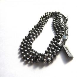 BALL CHAIN RAP BRACELET/ ROUND