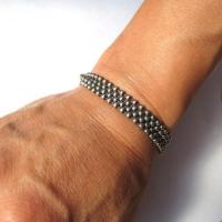 BALL CHAIN RAP BRACELET/ ROUND