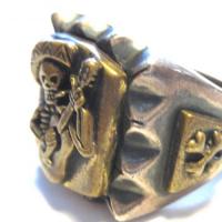 mexican skull ring     #17  sale