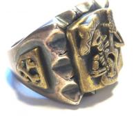 mexican skull ring     #17  sale